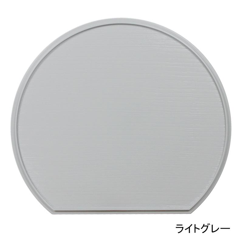 半月盆 36cm ノンスリップ加工 日本製 軽量 お盆 トレー ホワイト グレー ベージュ 爆買 |  | 02
