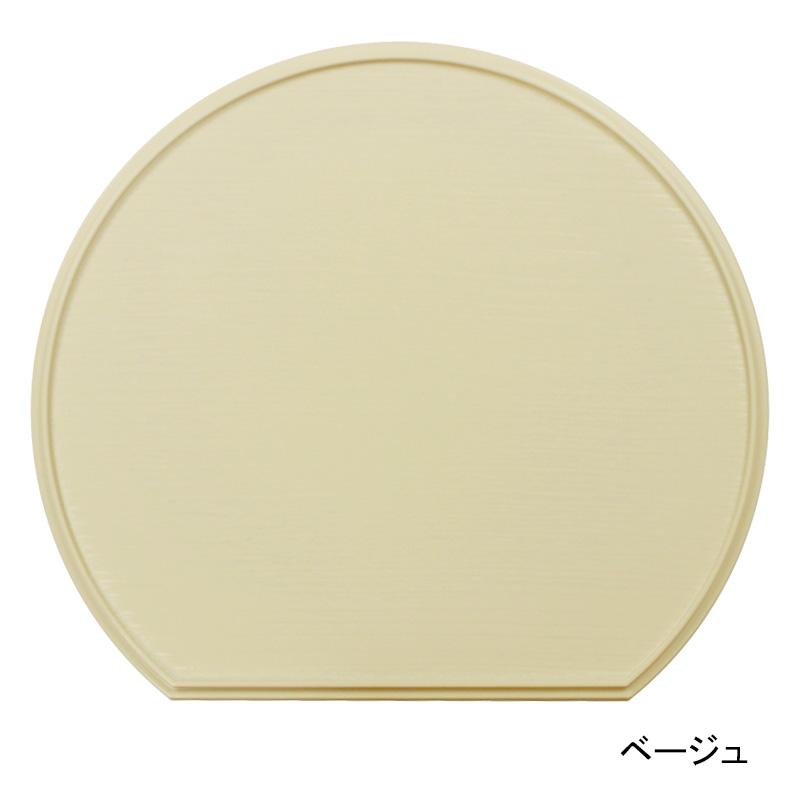 半月盆 36cm ノンスリップ加工 日本製 軽量 お盆 トレー ホワイト グレー ベージュ 爆買 |  | 03