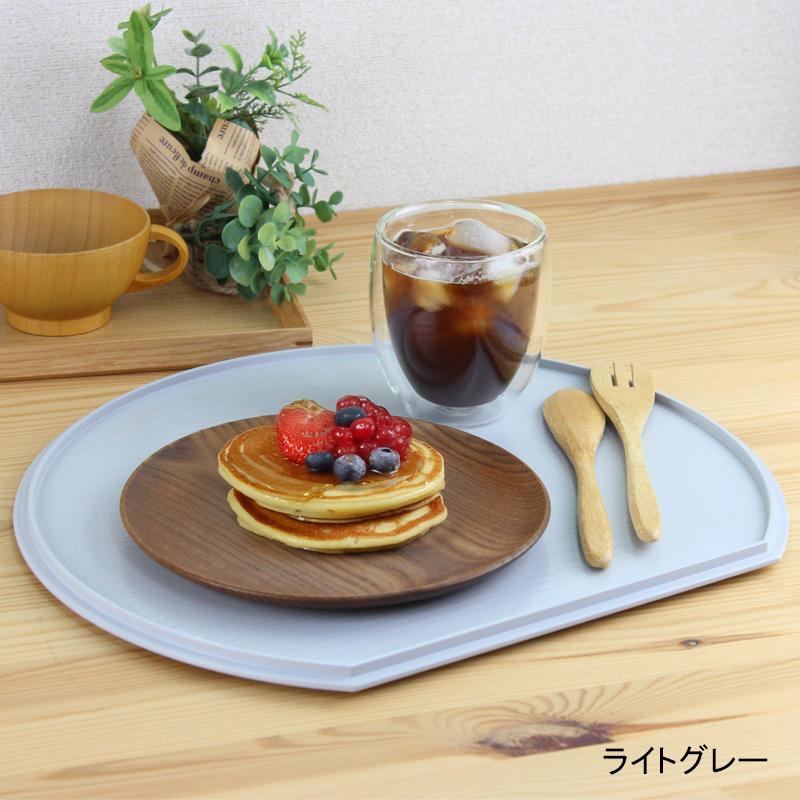 半月盆 36cm ノンスリップ加工 日本製 軽量 お盆 トレー ホワイト グレー ベージュ 爆買 |  | 14