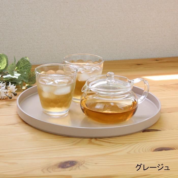 丸盆 30cm ノンスリップ加工 日本製 軽量 お盆 トレー 滑り止め 洗える ホワイト グレー ベージュ |  | 19