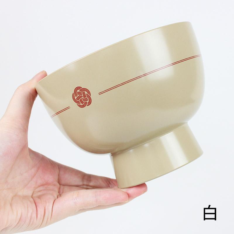 合鹿椀 加賀水引 日本製 食洗機対応 電子レンジ対応 国産 汁椀 雑煮椀 どんぶり 黒 朱 白 多用椀 お好み椀 |  | 07