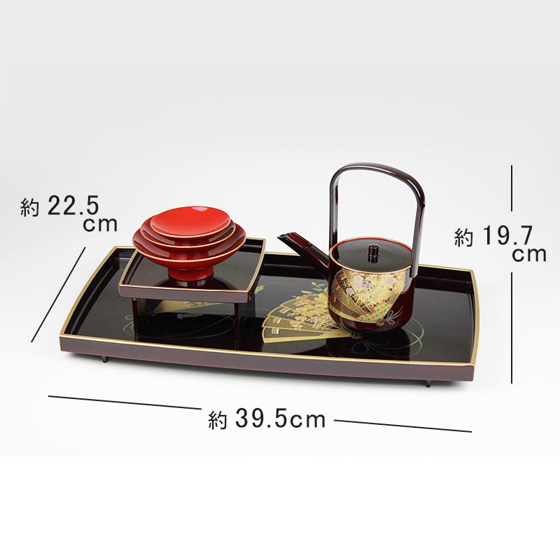 胴張屠蘇器 天上の舞 屠蘇器 セット 溜塗 金縁 お屠蘇 正月 祝い膳 日本製 豪華 高級 迎春 伝統工芸 |  | 06