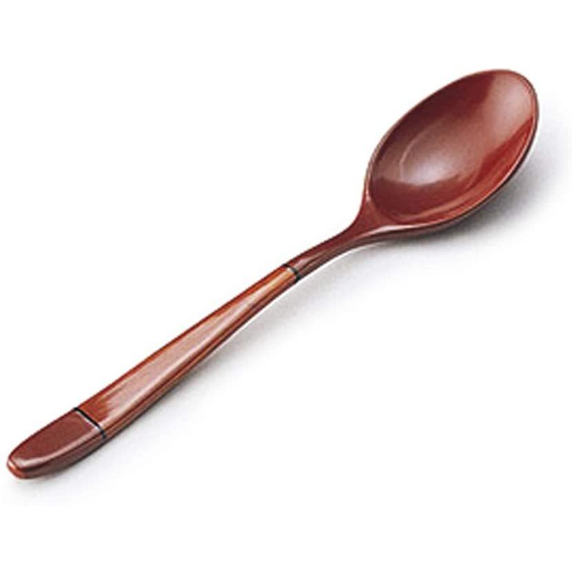 塗分 カレースプーン 朱 1本 （松屋漆器） | 