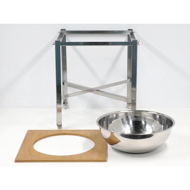 希少品☆ボールベンチ ミキシングボール サイズ50cm W640xD600xH690+