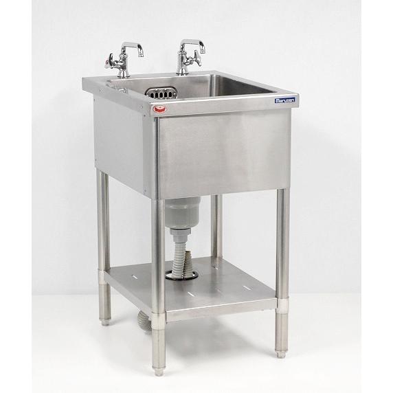 マルゼン/Maruzen 業務用 ステンレス 蛇口付き1層シンク 流し台