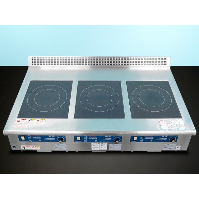 ニチワ☆IH調理機 卓上型 W1200xD750xH250+BG80 MIR-1333TB-N 2017年式 