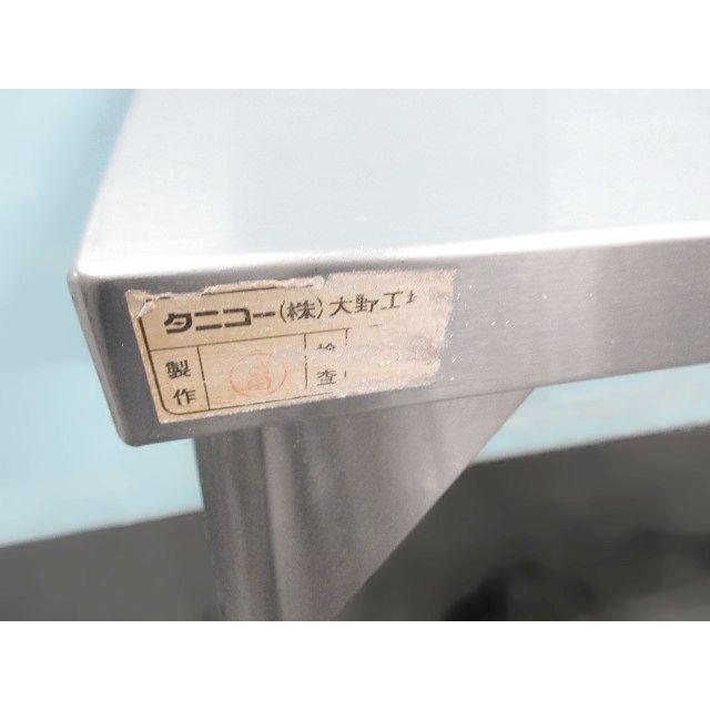 送料別】タニコー 二方枠作業台 W1280xD600xH840 ステンレス製 送料別】タニコー 二方枠作業台 W1280xD600xH840 ステンレス製