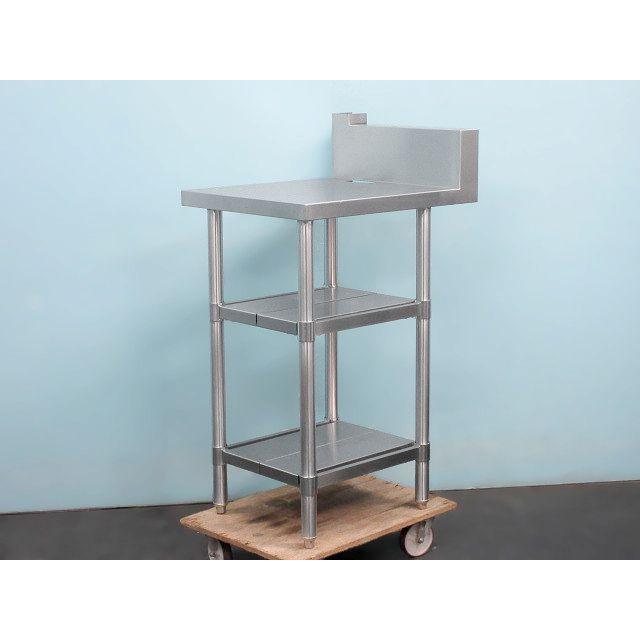 業務用ステンレス作業台　BBQ道具・置台 送料別】配線かわし穴付き◇作業台 W485xD600xH850+BG150+30