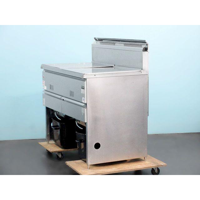 送料別】都市ガス◇マルゼン 2槽式ガスフライヤー 油量23Lx2 送料別】都市ガス◇マルゼン 2槽式ガスフライヤー 油量23Lx2