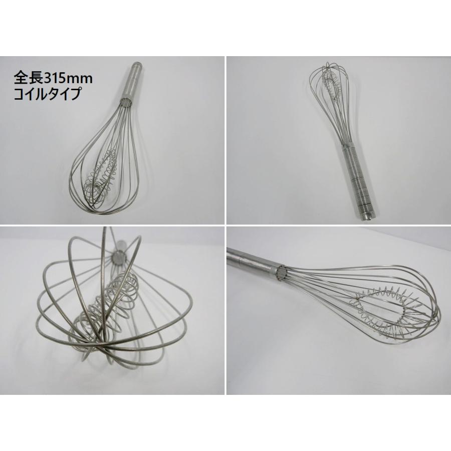 泡立て器 6本セット ステンレス製 送料別】サイズ違い6点セット◇泡立て器 1点コイルタイプ仕様あり