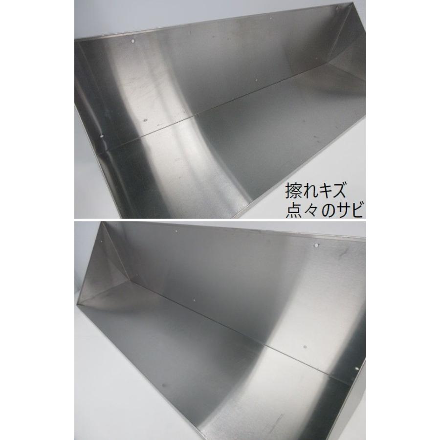 送料別】マルゼン 平棚 W1200xD350xH350 ステンレス製 吊り棚 吊棚