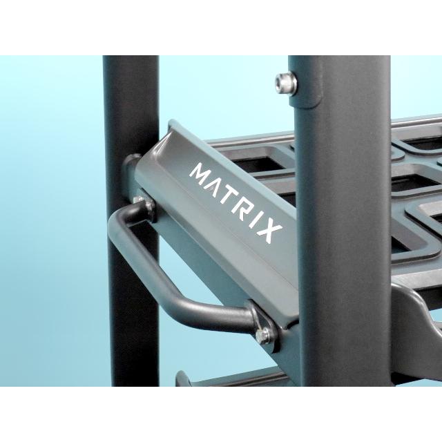 【送料別】★ジョンソンヘルステック MATRIX ストレージラック GFT3S W800xD1230xH1735 ワゴン 3段カート キャスターラック:240821-R6_4
