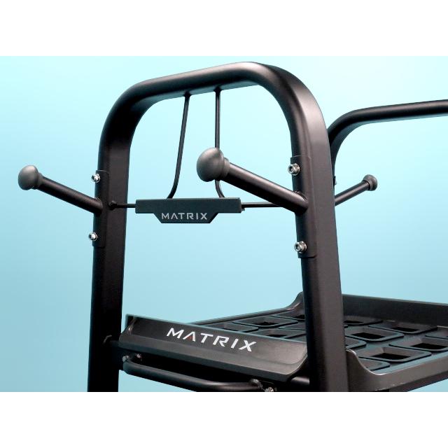 【送料別】★ジョンソンヘルステック MATRIX ストレージラック GFT3S W800xD1230xH1735 ワゴン 3段カート キャスターラック:240821-R6_6