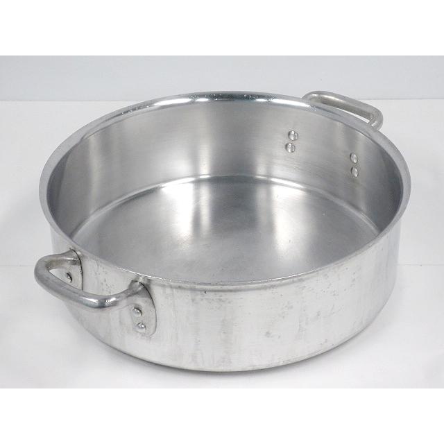 送料別】☆アカオ アルミ製 外輪鍋 容量約16L サイズ42cm 深さ12cm 