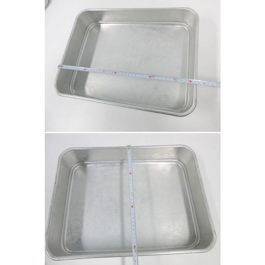 送料別】3点セット◇番重 アルミ製 フタ付き1点 ばんじゅう 厨房用品