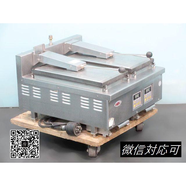 送料別】日本洗浄機 自動ぎょうざ焼き機 2連 W560×D615×H260+180 2019 