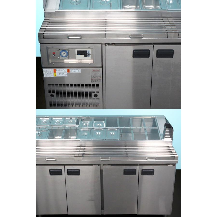 【値下げ】ホシザキ　台下冷蔵庫　上棚付・サンドイッチテーブル使用 常盤ステンレス工業 台下冷蔵庫 サンドイッチ台下冷蔵庫 トッピング