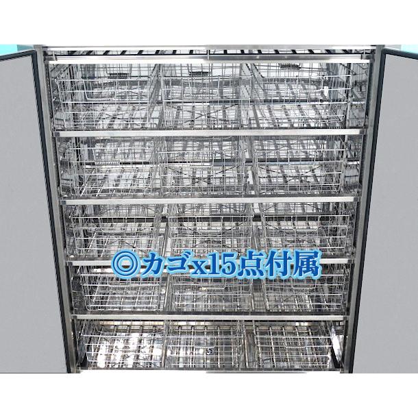 明城製作所 消毒保管庫 食器消毒保管庫 昇降機能付 カゴ付 ML6-18M-S 