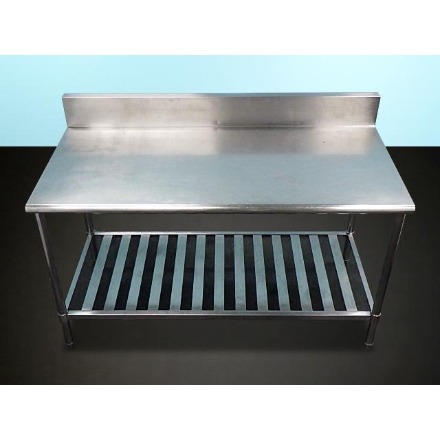 作業台 調理台 架台 ステンレス製 業務用 W1500xD750xH850~870+BG150