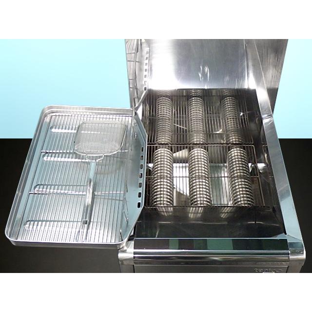 タニコー 業務用 1槽式ガスフライヤー 油量18L W450xD600xH815+BG355