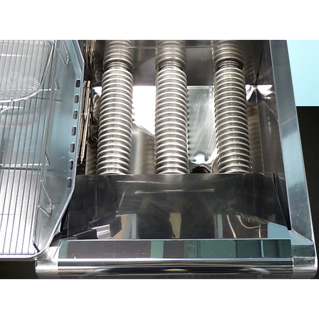 タニコー 業務用 1槽式ガスフライヤー 油量18L W450xD600xH815+BG355