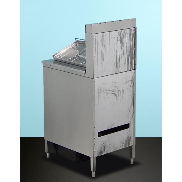 業務用 タニコー ガスフライヤー タニコー 業務用 1槽式ガスフライヤー 油量18L W450xD600xH815+BG355