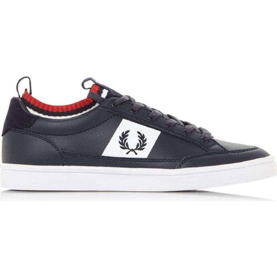 配送員設置送料無料 フレッドペリー Fred Perry メンズ スニーカー シューズ 靴 Deuce Leather Cupsole Trainers Navy 宅送 Skylanceronline Com