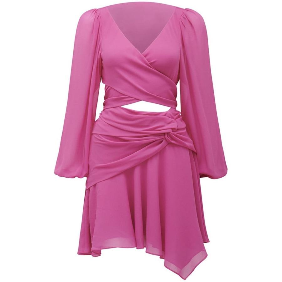 Heidi ワンピース ドレス ミニ丈 ワンピース レディース New F0rever レディースフォーエバーニュー ワンピース フォーエバーニュー New F0rever Cut Magenta Mini Wrap 0ut ワンピース チュニック 最安値挑戦 Gossipkigalliyan Com