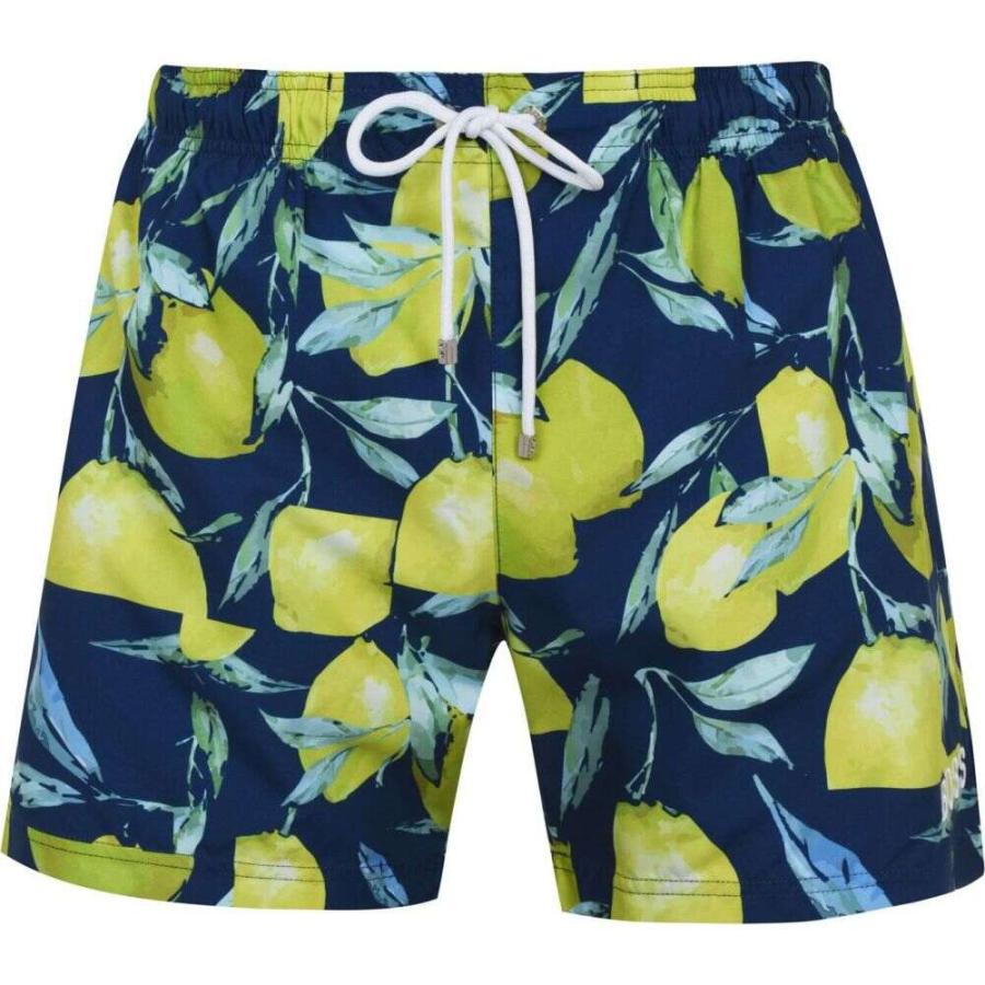 新発 ヒューゴ ボス Boss メンズ 海パン 水着 ビーチウェア Lemon Swim Shorts Navy 内祝い Lewisfamilyinsurance Com