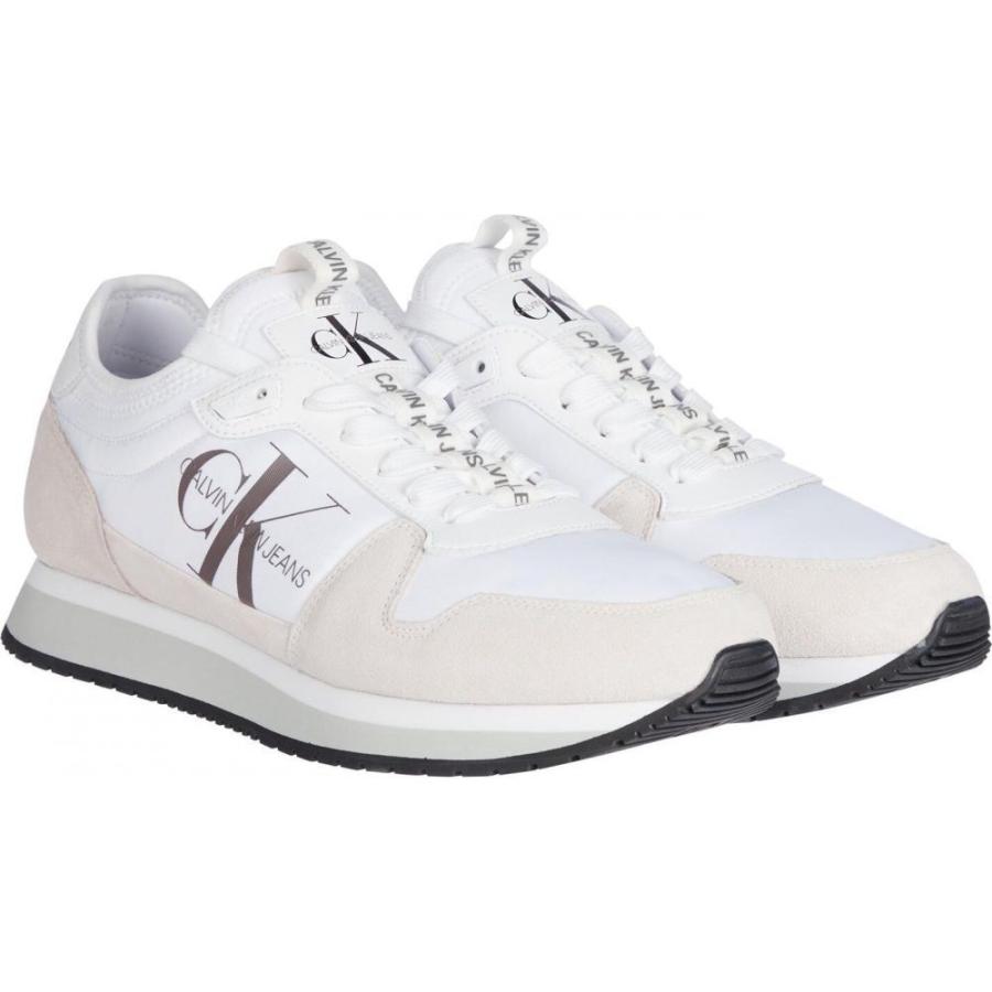 新着 シューズ 靴 メンズ カルバンクライン Jeans Klein Calvin カルバンクライン White Bright Sn00 Run Nylon Ckj シューズ 靴 メンズ Jeans Klein Calvin シューズ