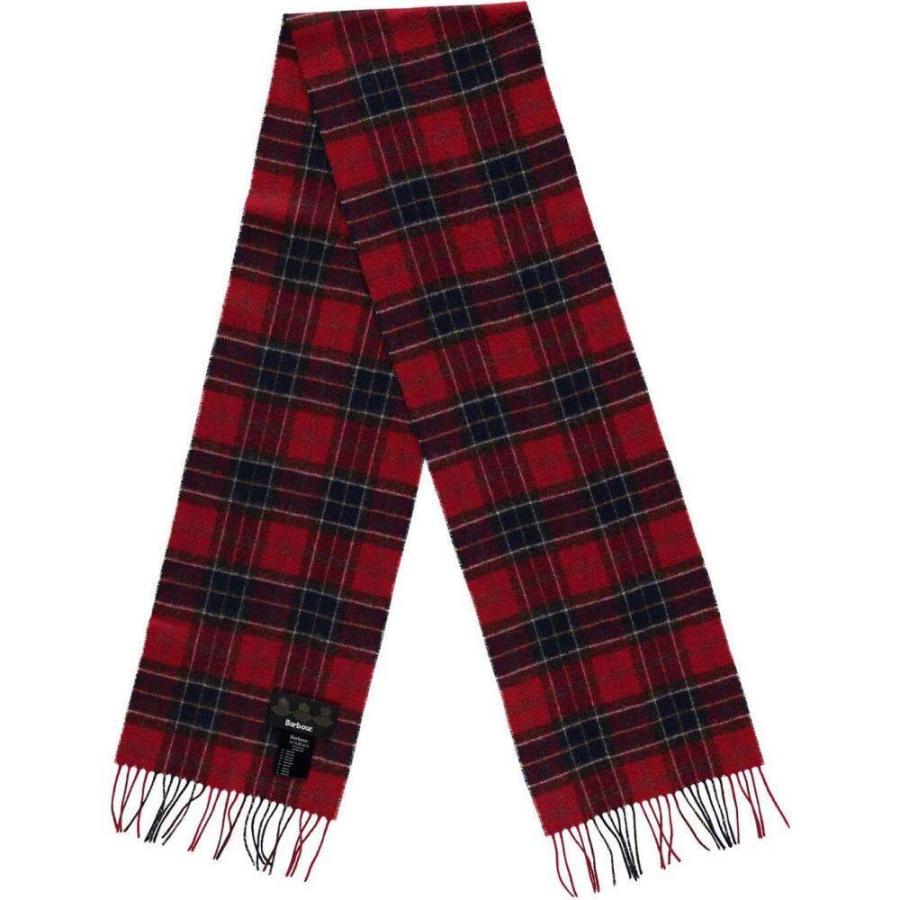 red barbour scarf