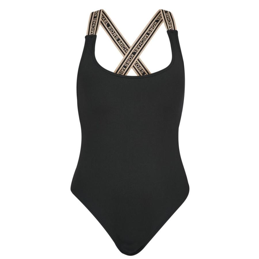 マイケル コース Michael One Michael ファッション 水着 ビーチウェア Kors レディース ワンピース 水着 ビーチウェア Logo Scoop Neck One Piece Swimsuit Black Gold Ap2 Ff6ab4633a フェルマート エフ Fermart Ef 秋冬新作