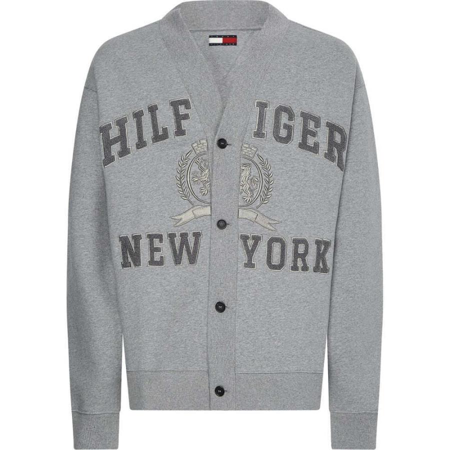 人気のファッションブランド Cardigan Hwk Thl トップス カーディガン メンズ Hilfiger Tommy ヒルフィガー トミー Grey Pkh Hther カーディガン サイズ Xl Cryptoexpoasia Com