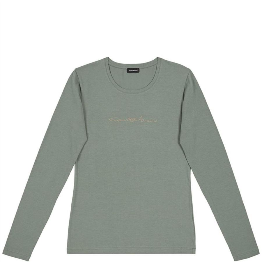 完璧 アルマーニ Emporio Armani Underwear レディース Tシャツ トップス Knitted T-shirt Grey その他トップス