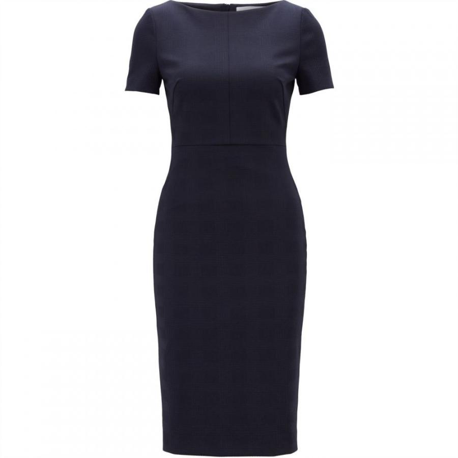 全ての ヒューゴ ボス Boss レディース ワンピース ワンピース ドレス Dalula Open Blue 激安特価 Www Skylanceronline Com