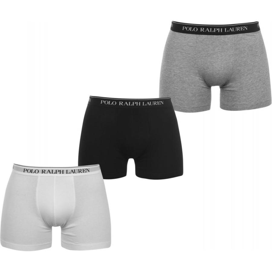 超特価sale開催 ローレン ラルフ メンズ ボクサーパンツ ローレン ラルフ Lauren Ralph Polo Polo Blck White Grey Boxers Pack 3 インナー 下着 3点セット ボクサーパンツ メンズ Lauren Ralph 下着 靴下 部屋着 Meorboston Org