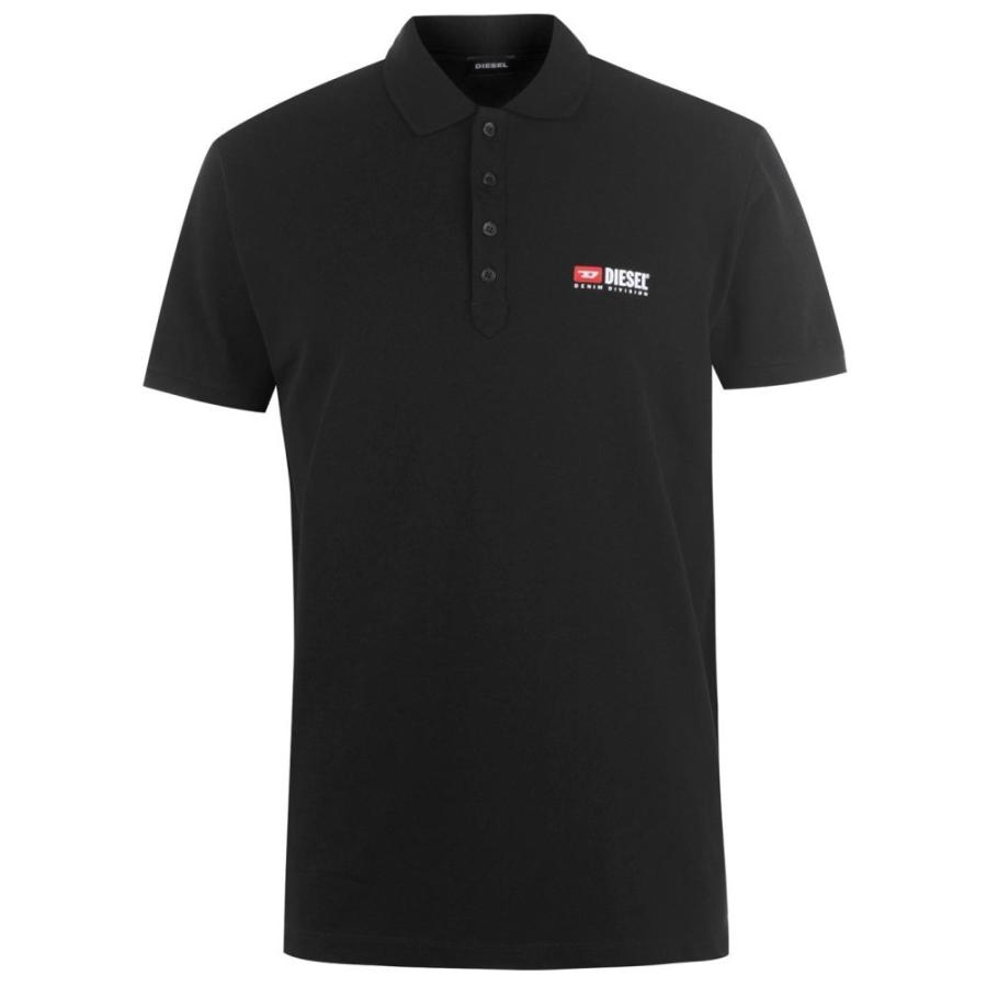 diesel polo shirt black