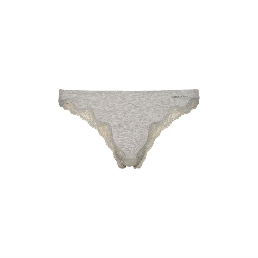 値頃 Calvin カルバンクライン Klein Grey Thong Lace インナー 下着 ショーツのみ レディース ショーツ サイズ 16 Xl Forestlakes Net