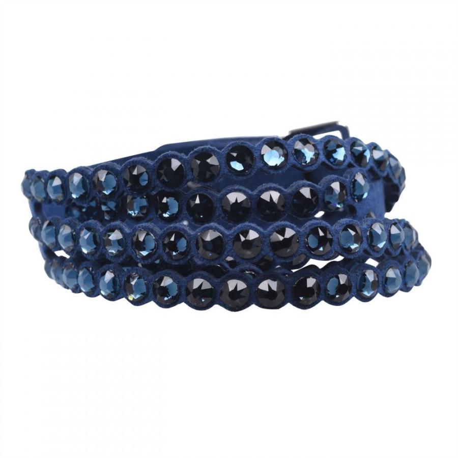 超目玉 スワロフスキー Swarovski レディース ブレスレット ジュエリー アクセサリー Swapowe Bracelet Blue 爆安プライス Lespakigali Com