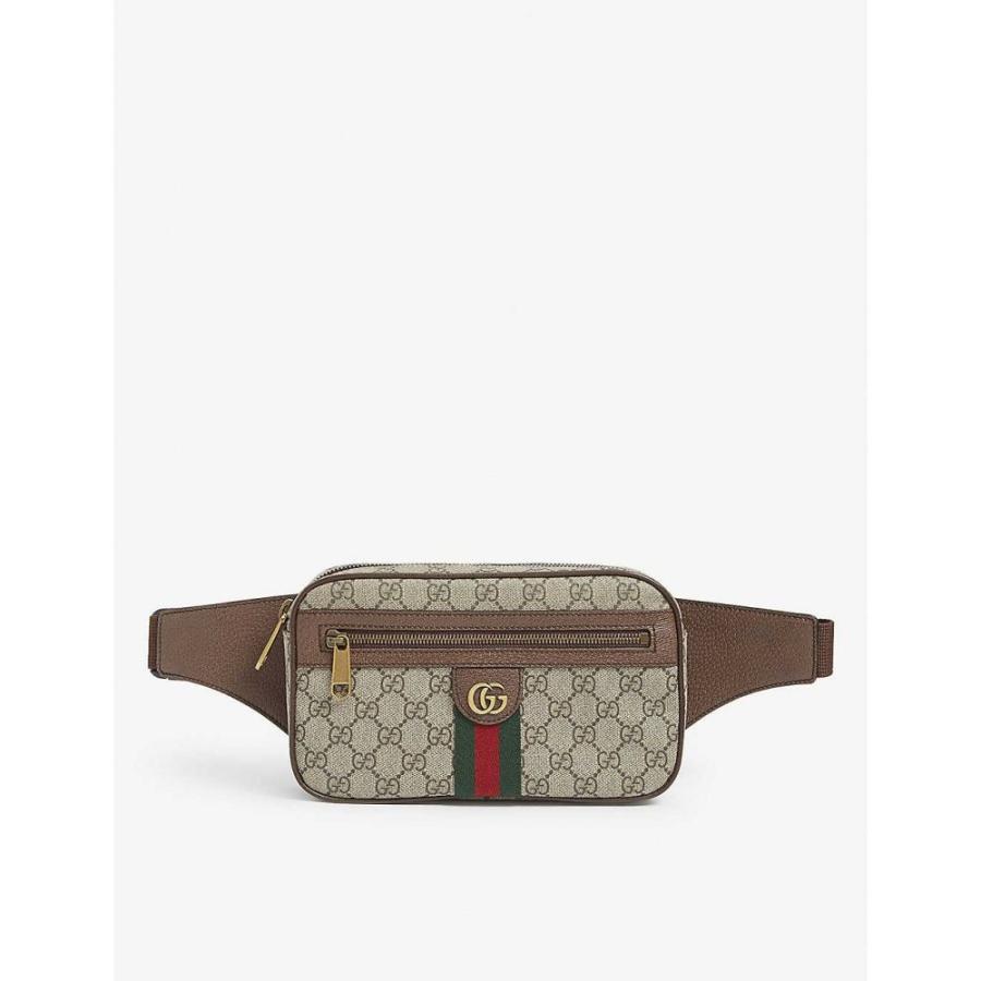 gg supreme canvas belt bag