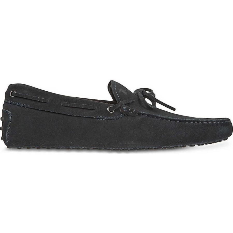 トッズ Tods メンズ ドライビングシューズ シューズ 靴 Driving Gommino ドライビングシューズ Black Heaven Suede Driving Shoes