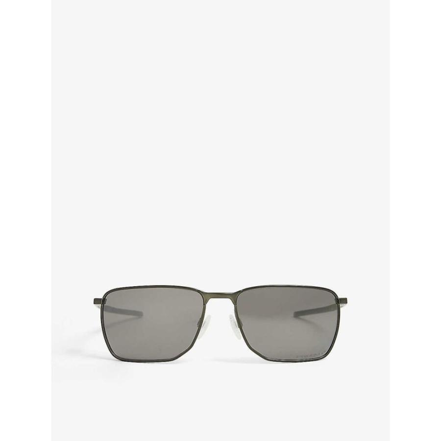 人気ブランドを Metal Ejector Oo4142 メガネ サングラス メンズ Oakley オークリー Rectangular Frame Grey Sunglasses サングラス サイズ Onesize Populationmalawi Org
