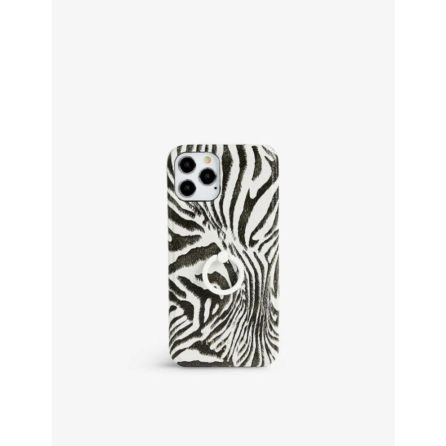 非常に高い品質 テッドベーカー TED BAKER ユニセックス iPhoneケース Zooey Zebra-Print Shell Iphone  12 Pro Phone Case BLACK iPhone用ケース サイズ:ONESIZE - www.napsa.co.zm