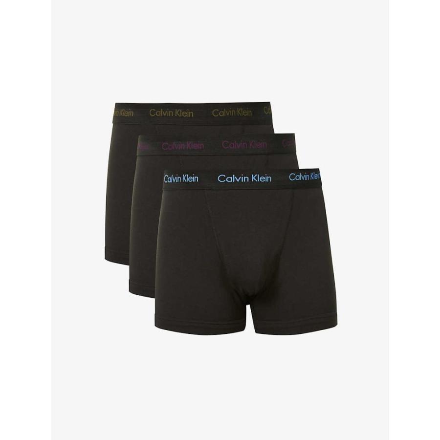 70 Off メンズ ボクサーパンツ カルバンクライン Klein Calvin カルバンクライン Purple Blue Army Trunks Stretch Cotton Three Of Pack Logo Print インナー 下着 ボクサーパンツ メンズ Klein Calvin 下着 靴下 部屋着 Www Affaires Sociales Gouv Cg