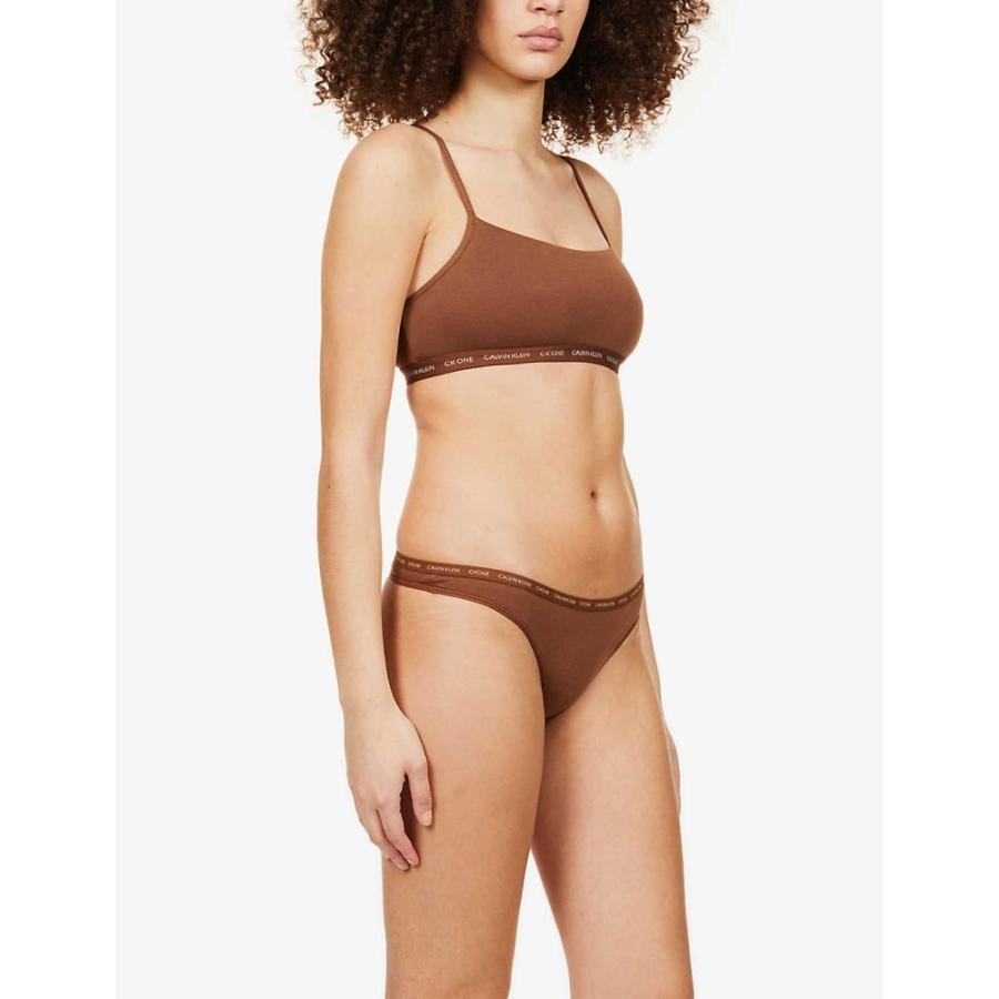 人気が高い カルバンクライン Calvin Klein レディース ショーツのみ インナー 下着 Ck One Pack Of Two Stretch Cotton Thongs Spruce ショーツ サイズ L X E Is