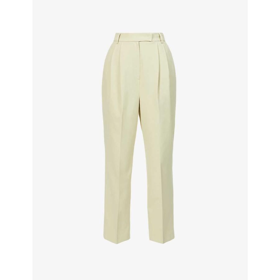 フランキー ショップ Frankie Shop レディース ボトムス パンツ Bea High Rise Tapered Stretch Twill Trousers Melon 新作
