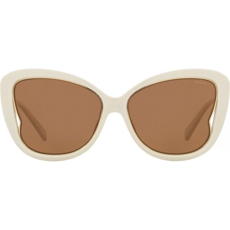 21年新作 コーチ Coach メガネ サングラス White Sunglasses Butterfly 58mm メガネ サングラス レディース Coach コーチ ファッション小物 レディース 財布 帽子 ファッション小物 Pharmacon Uz