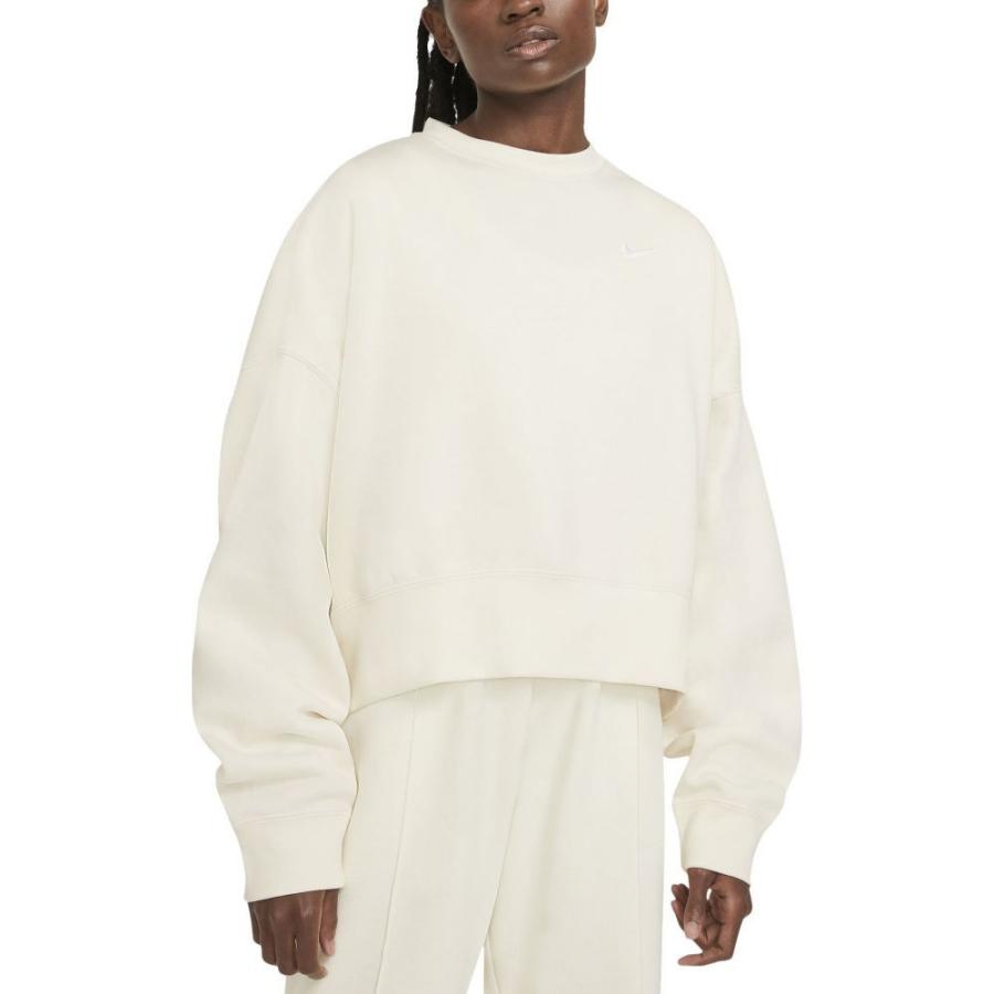 大人も着やすいシンプルファッション Milk White Coconut Sweatshirt Crewneck Sportswear トップス スウェット トレーナー レディース Nike ナイキ トップス レディース スウェット トレーナー ナイキ Nike トップス Meorboston Org