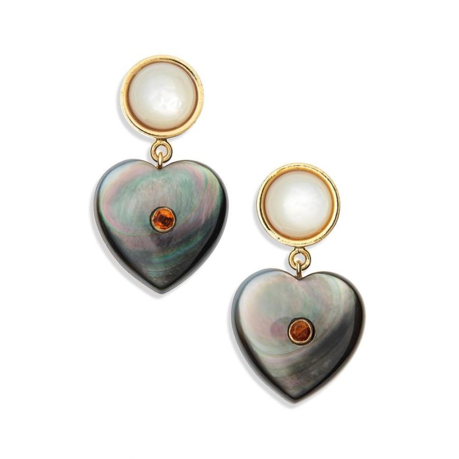 リジー フォルトゥナート Lizzie Forevermore Fortunato レディース イヤリング ピアス Fortunato ハート Lizzie ジュエリー アクセサリー Forevermore Heart Earrings Black