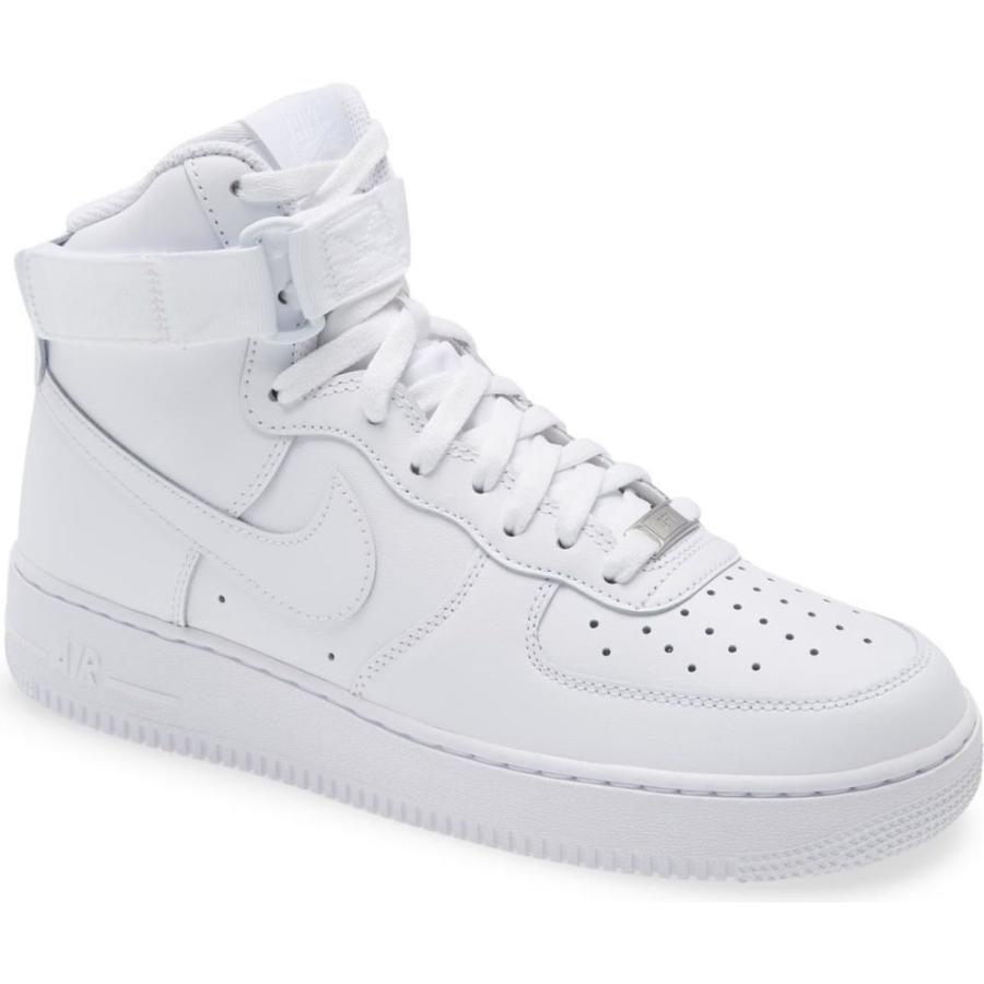 宅送 ナイキ Nike メンズ スニーカー ハイカット エアフォースワン シューズ 靴 Air Force 1 High 07 Sneaker White White 気質アップ Lewisfamilyinsurance Com